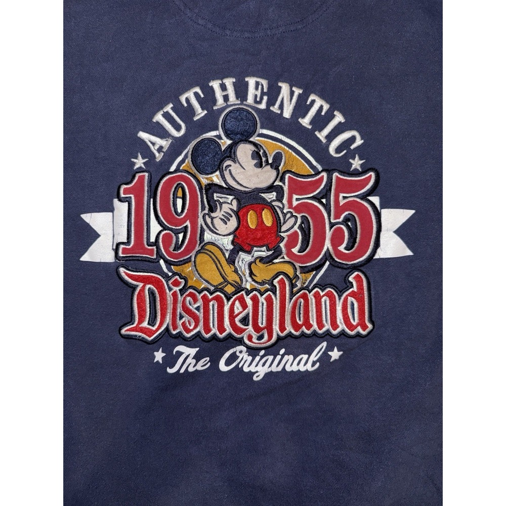 Disney Parks‎ Women Sweatshirt XXL 2XL Navy Hoodie Logo Mickey Mouse 55